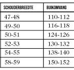 maten broeken heren
