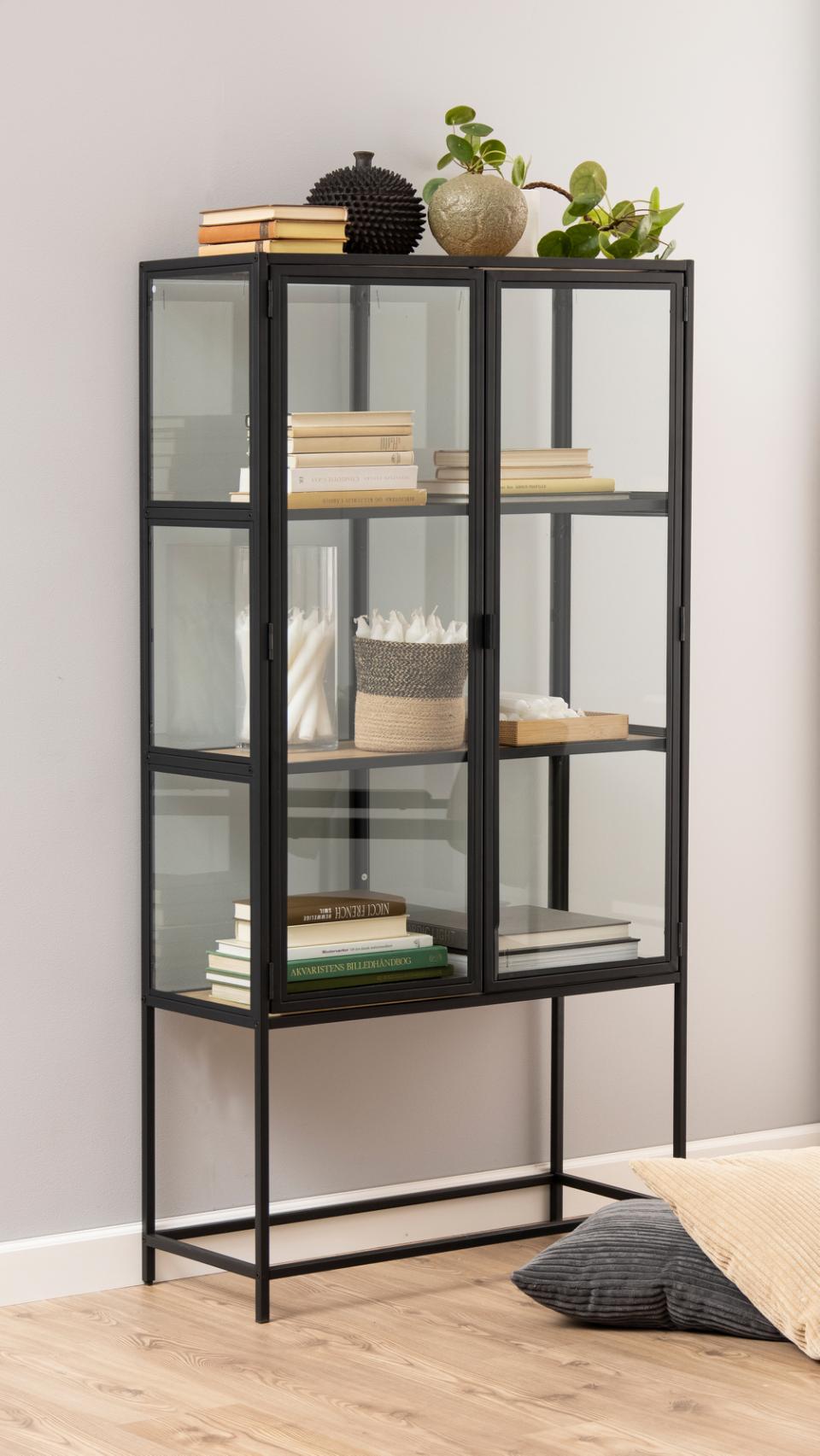 industriele vakkenkast zwart