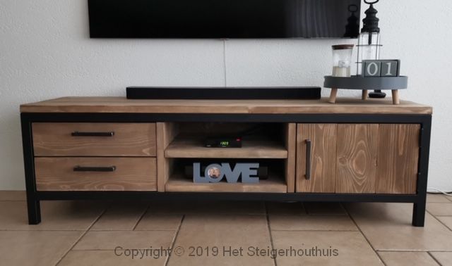 wandmeubel industrieel