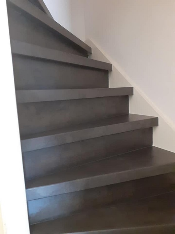 betonnen trap renoveren