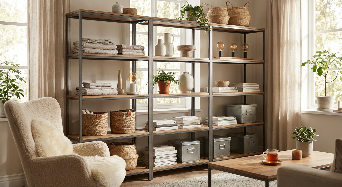 open wandkast industrieel